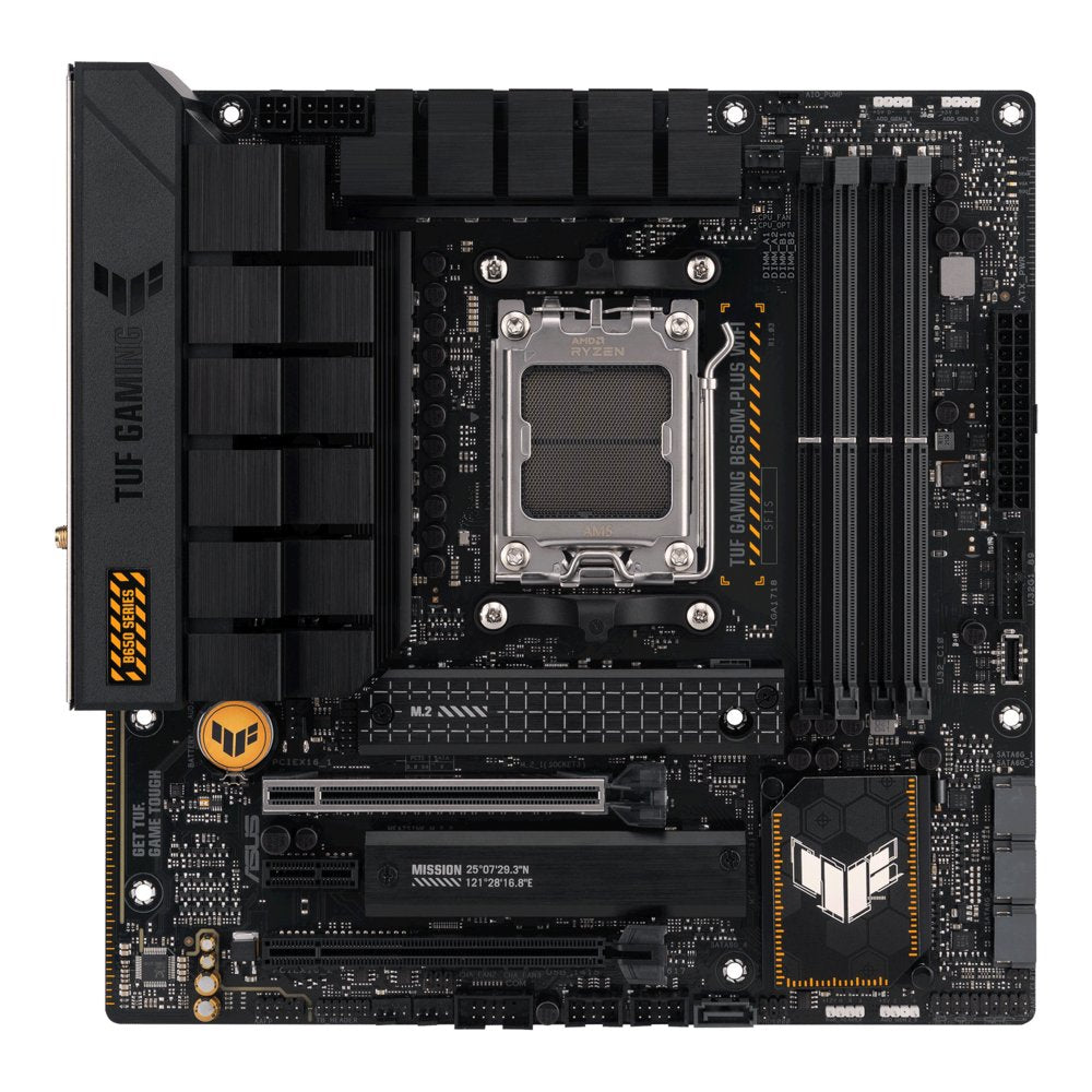 ASUS TUF GAMING B650M-PLUS WIFI | AMD B650 | Socket AM5 | Micro-ATX Moederbord - Matmuis - Matmuis